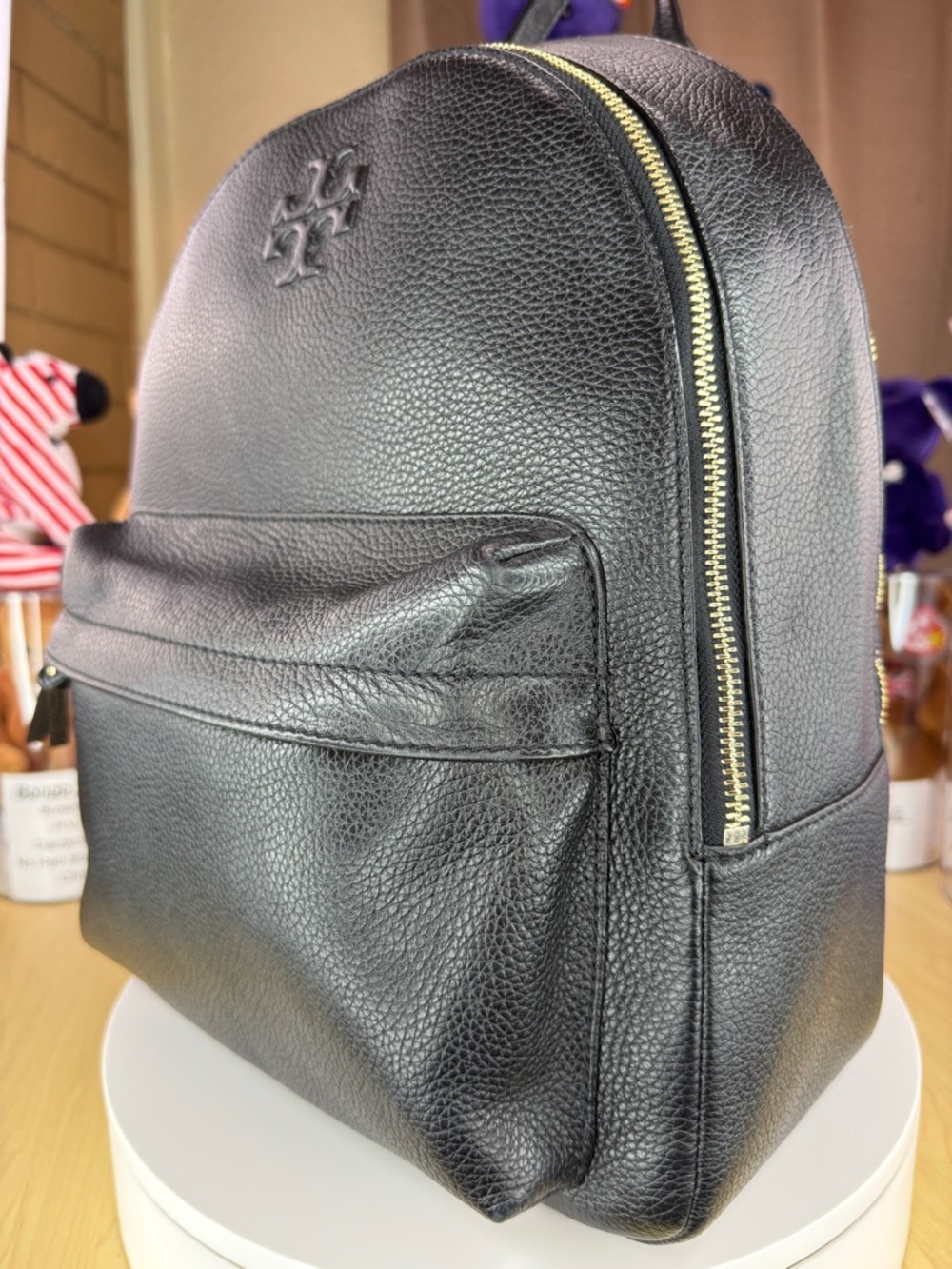 💥TORY BURCH - Thea Pebbled Leather Backpack - 75U995 - Picture 5 of 17